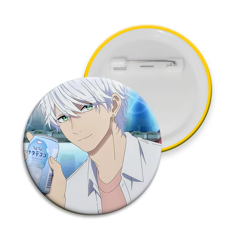 58mm Anime My Deepest Secret Badge Elios Brooches Enamel Pins for Bag Accessories Clothing Decoration Yaoi Fans Otaku Gifts
