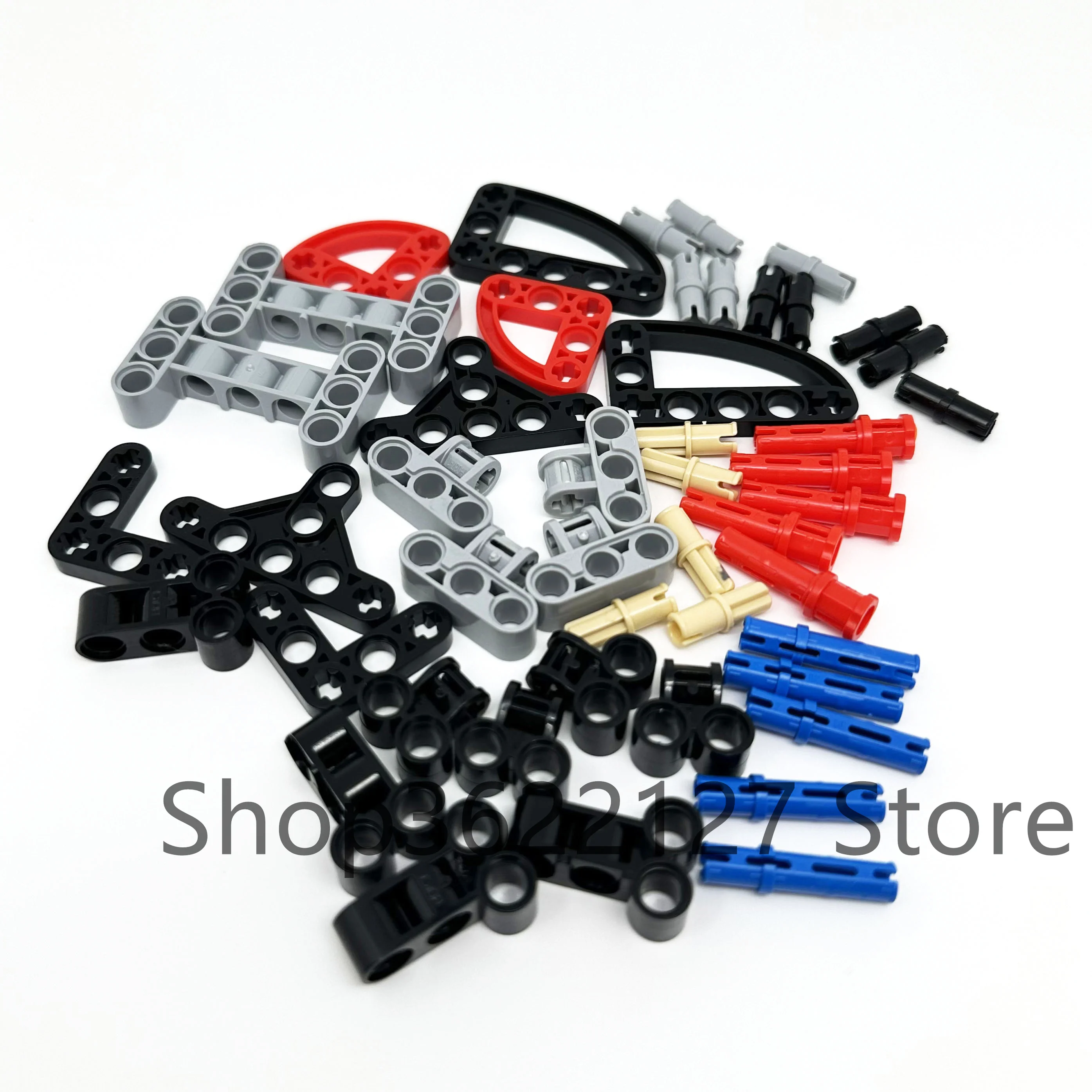 MOC Technical Parts Gear Axle Worm Rack Conector Bulk Bricks assembla particelle blocchi di costruzione fai da te giocattolo ad alta tecnologia per bambini