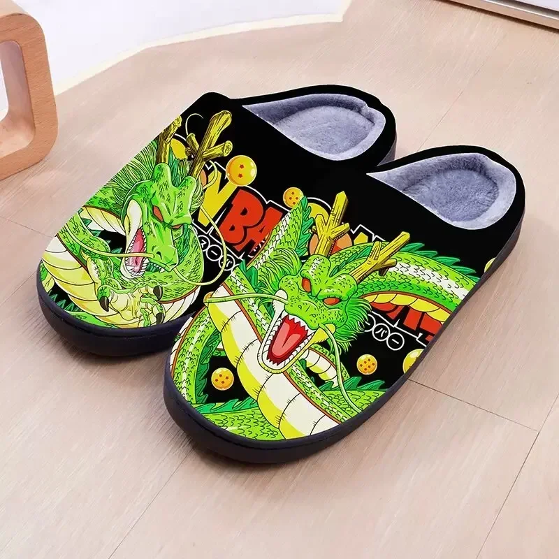 Winter Warm Indoor Slippers Anime Dragon Ball Goku Black Cospaly Cartoon Shoes For Men Women Boy Girl Slippers Halloween Gift