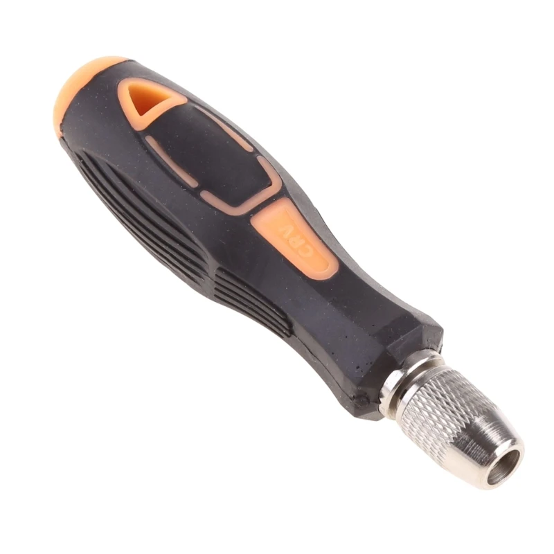 801 802 Screwdriver Head Handle 5mm 6mm Round Handle Handles Self-locking Collet Screwdriver Bits Adapter