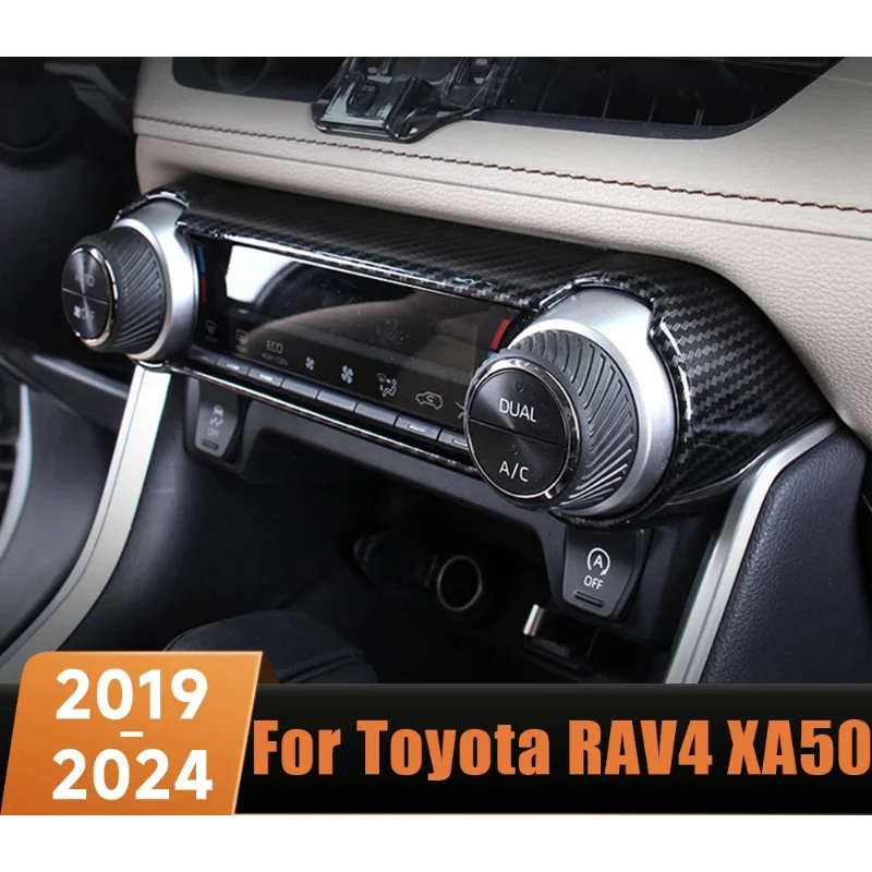 

Car Center Console Air Conditioning Ac Switch Button Panel Frame Trim For Toyota Rav4 Xa50 2019 2020 2021 2022 2023 2024 Hybrid