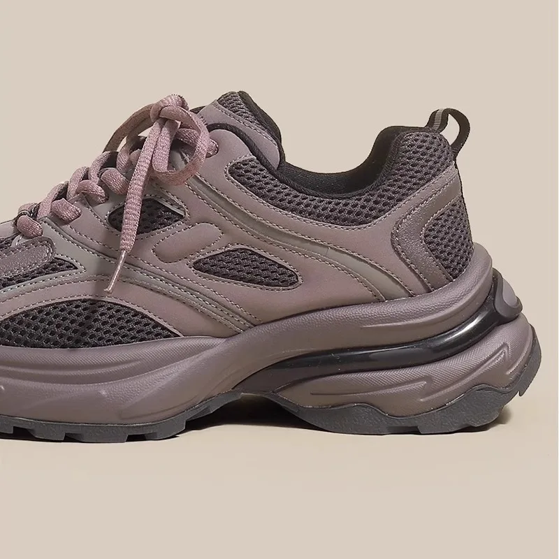 Туфли женские из мягкой кожи, на толстой подошве, осень 2023