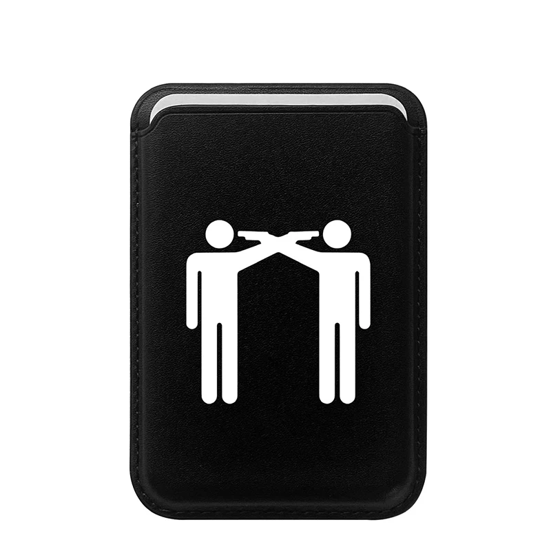 Fashion Creative Cartoon Pattern Card Holder Magnetic For iPhone 17 Pro Max For Samsung Galaxy S26Ultra For MagSafe Wallet Cover