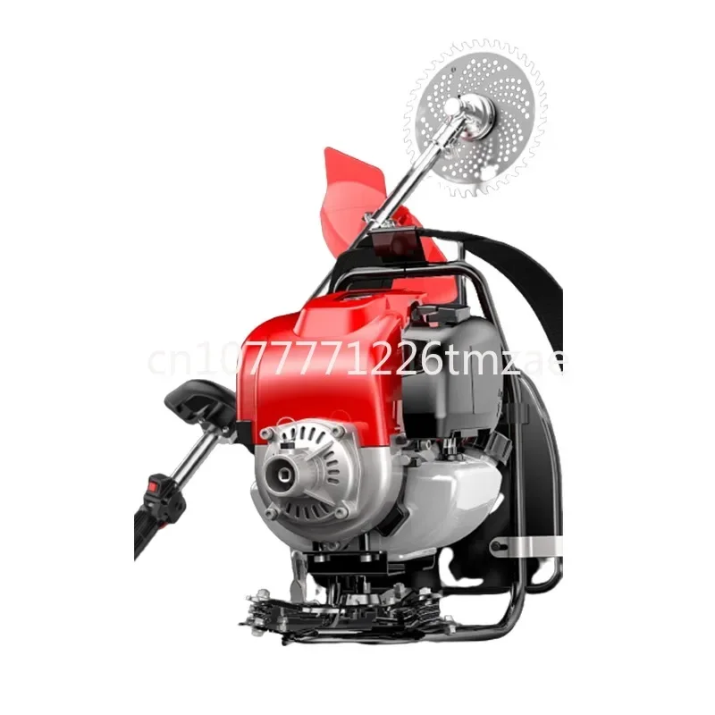 1.25kw Gasoline Agricultural Harvester Backpack Gasoline Four-Stroke Mowing Weeding Machine