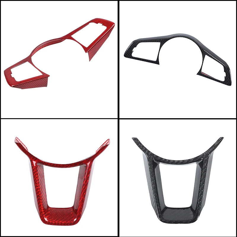 

For Nissan Fairlady Z RZ34 400Z 2023+ Real Carbon Fiber Car Steering Wheel Button Decoration Frame Trim Auto Accessories