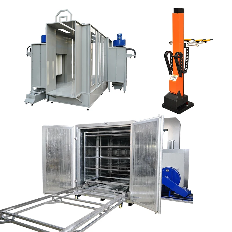 Semi-automated Powder Coating System Line For Fence