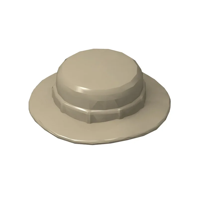 MOC 10PCS Deel Bricks Strohoed Emmer Cap Bouwsteen Compatibele Figuren Deeltje Monteren Puzzel Speelgoed Kinderen Verjaardagscadeau