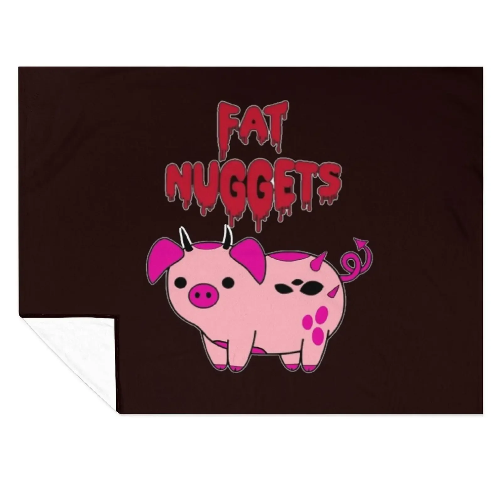 

Fat Nuggets Throw Blanket Shaggy for babies Luxury St Baby Blankets