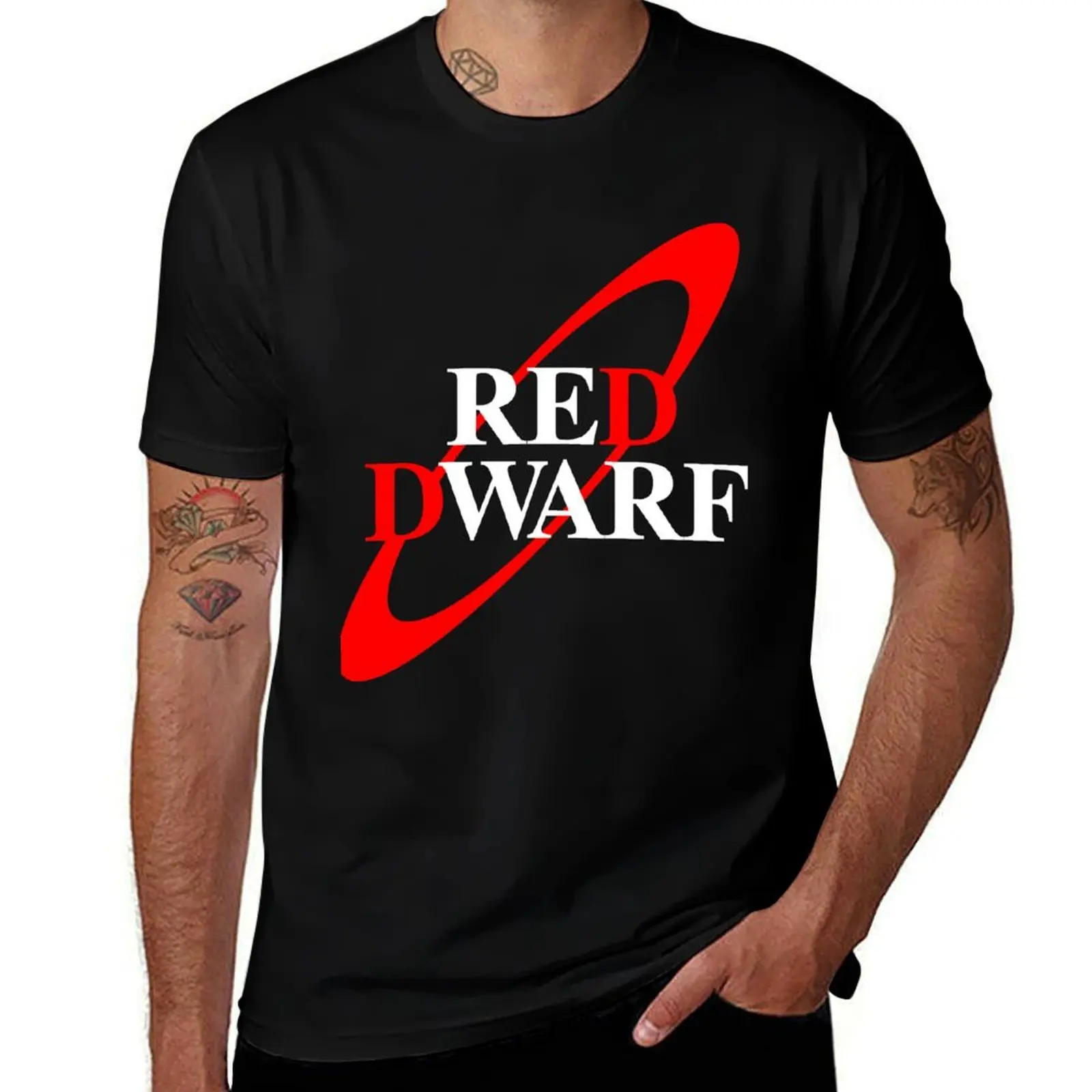 

Red Dwarf Logo T-Shirt graphics man t shirt man clothes tees designer t shirt men