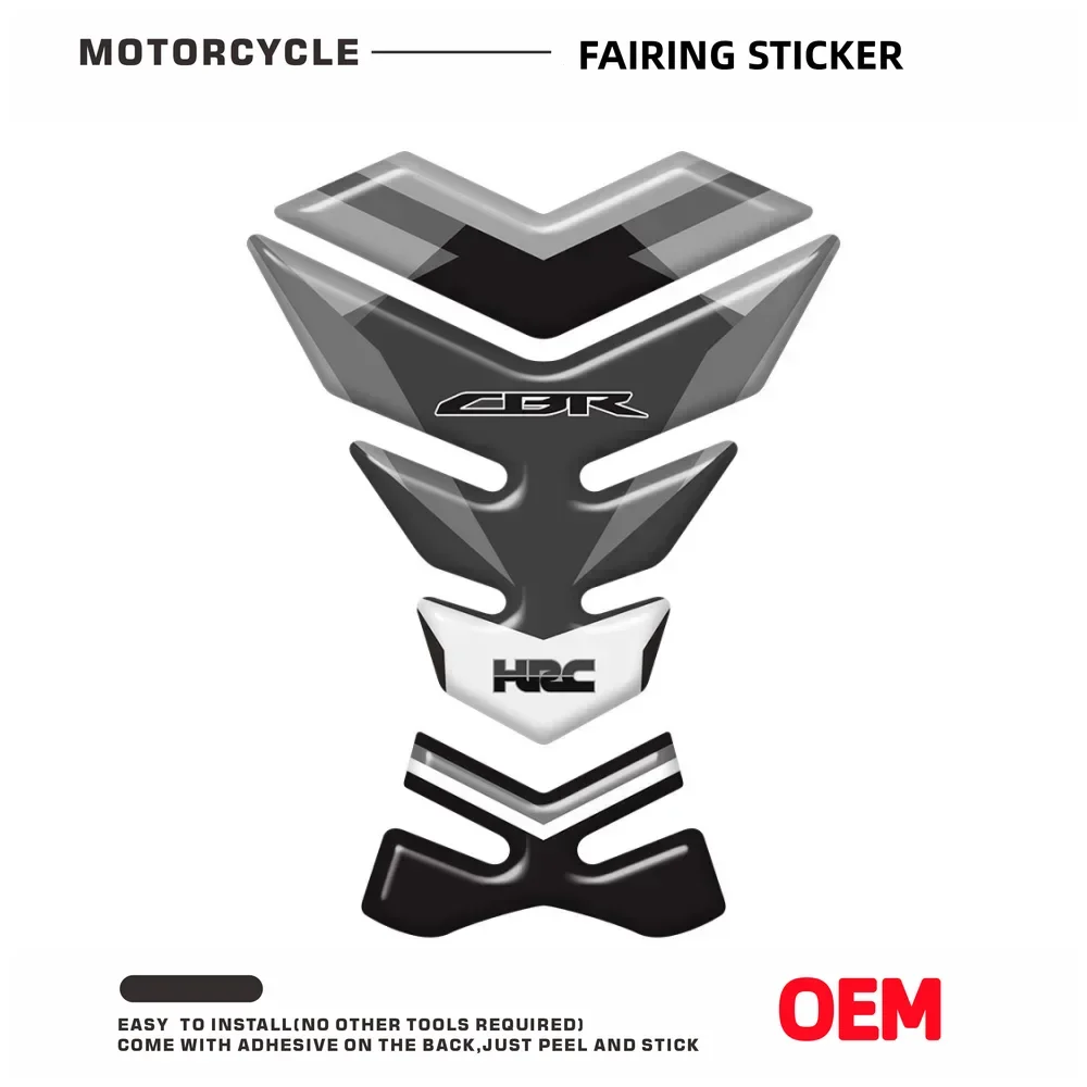 Motorcycle Fuel Tank Decal Gas Cover Sticker Accessories For HRC REPSOL RVF VFR CBR 250 400 500 600 900 1100 CBR1000RR