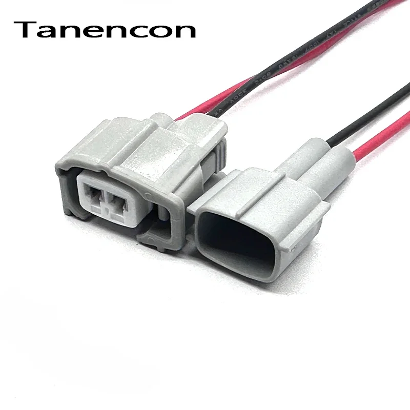 1 zestaw 2-pinowych wtryskiwaczy paliwa Wodoodporna wtyczka żeńska męska Złącze wiązki przewodów samochodowych 6189-0611 90980-11875 do Toyota Sumitomo