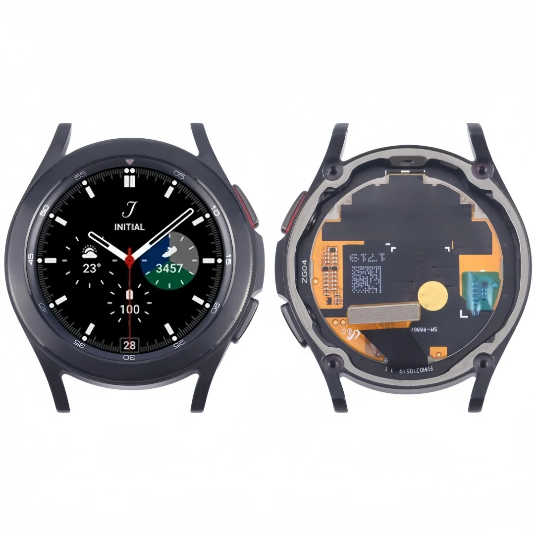 Smart Watch LCD Screen with frame suitable for Samsung Galaxy Watch4 Classic 42mm SM-R880/R885