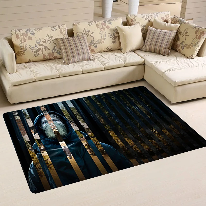 Rugs N-Netflix Dark Living Room Kitchen Mat Doormat Entrance Door Carpets Balcony Home Foot Carpet Rug Mats Bathroom Bath House