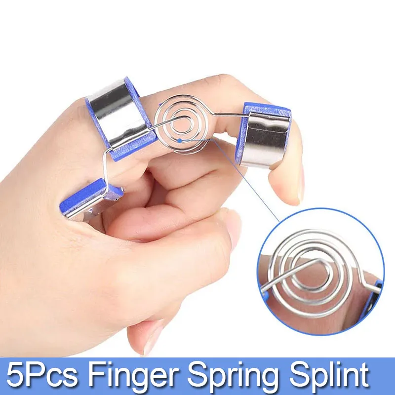 

5Pcs Finger Joints Training Splint Finger Contractures Stroke Knuckle Recovery Orthosis