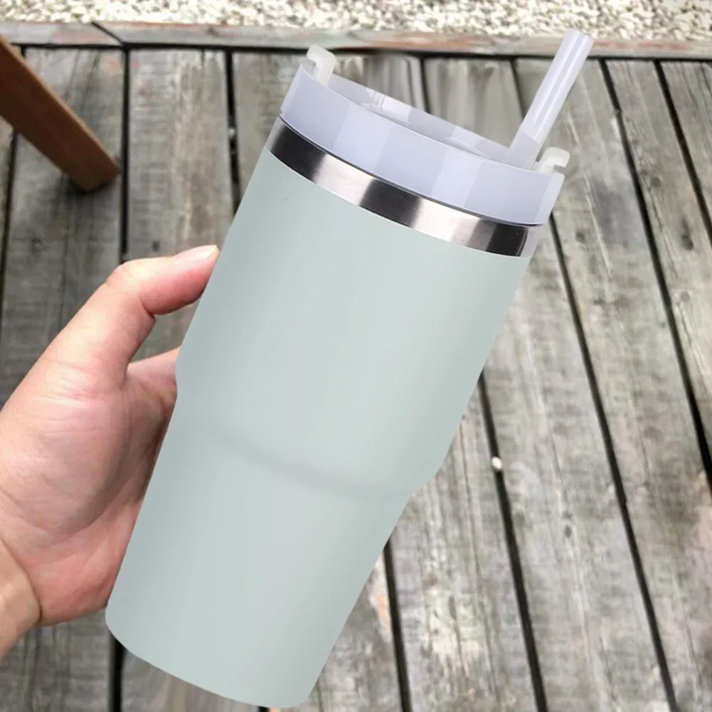 Thermos Koffiemok Roestvrijstalen Koffiekopje Thermoskan Thermische Tumbler Geïsoleerde Waterfles 20oz Lekvrije Reismok