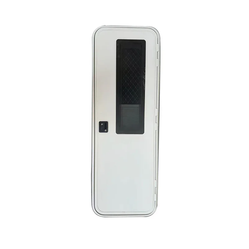 Airow auto Chinese Manufacturer High Quality Aluminum Alloy Frame Single Point Lock Rv Motorhome Entry Door view 2