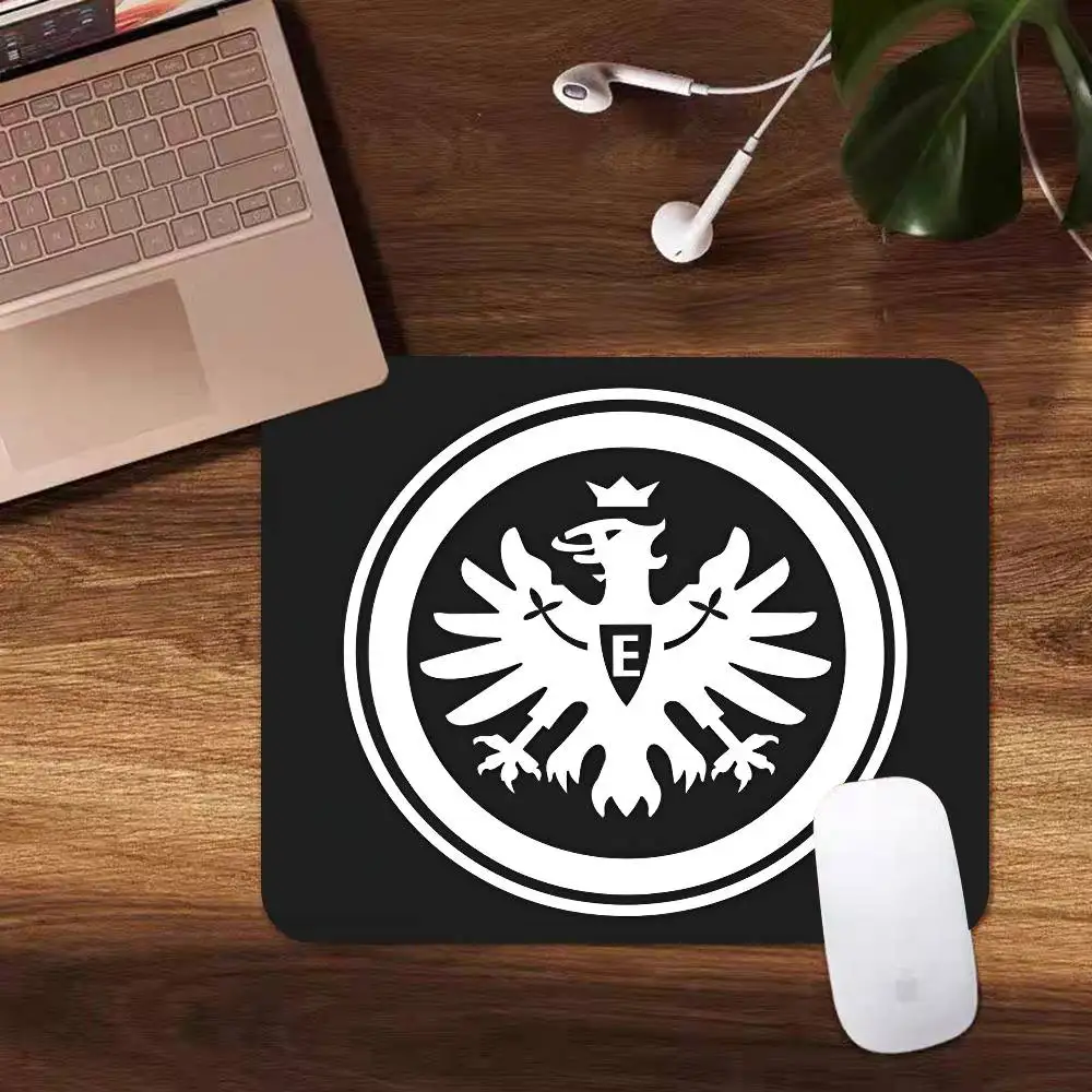 E-Eintracht F-Frankfurt Mousepad Small LockEdge Mouse Pad For Gamers Computer Desk Pad Rectangular Anti-slip Rubber view 6
