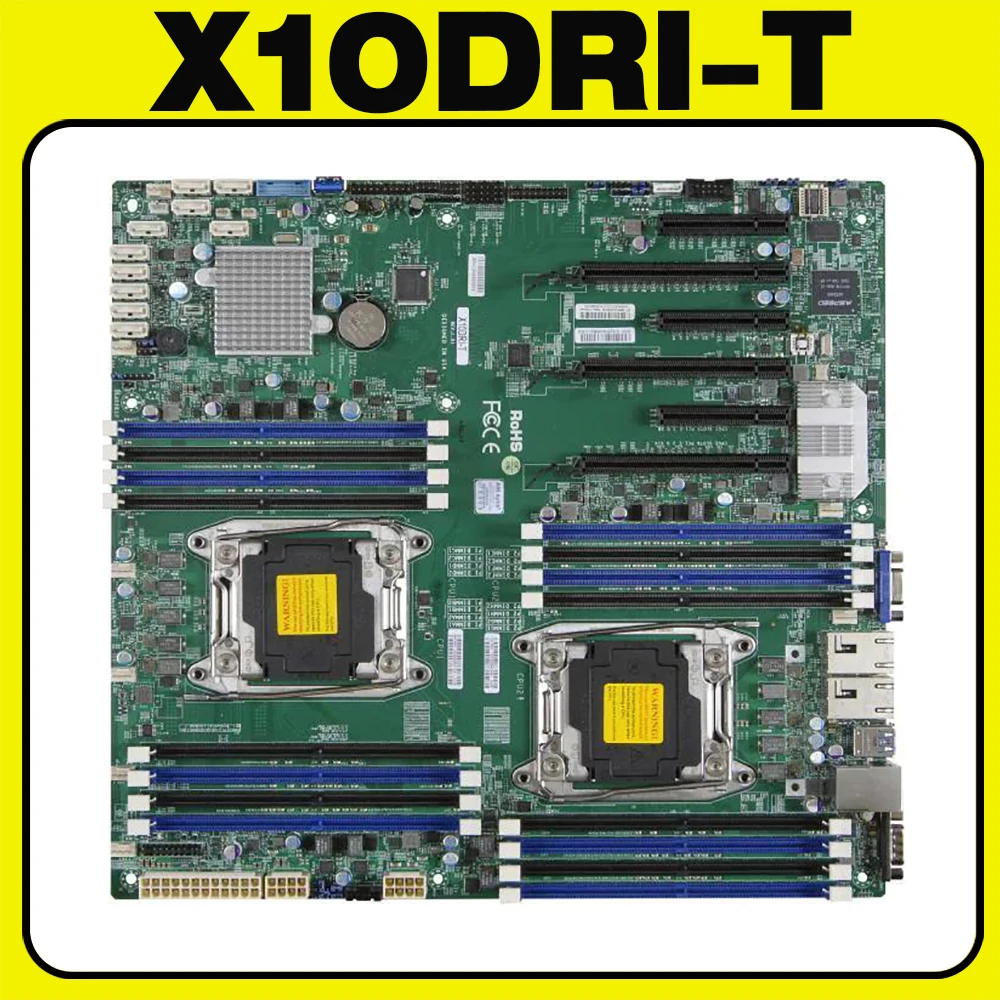 

X10DRI-T For Supermicro Server Motherboard E5-2600 v4/v3 Family LGA2011 DDR4