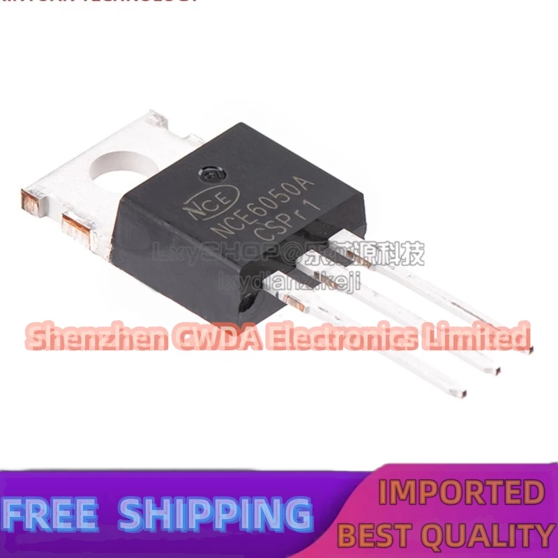 10PCS-20PCS    NCE6050A TO-220 50A/60V  MOSFET In Stock Can Be Purchased