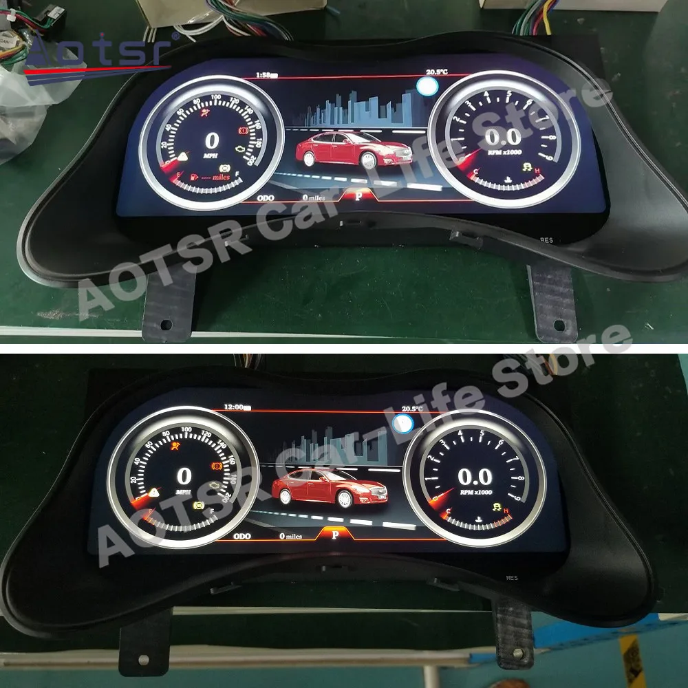 Linux system dashboard For Infiniti Q70 2012~2017 Digital Performance LCD Touched Display Dashboard Car Virtual Information