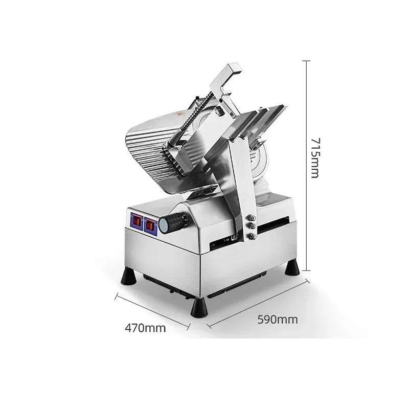 

Frozen Meat Cutting Machine Commercial 12-inch Fully Automatic Mutton Slicer Beef and Mutton Cutting Roll Machine Meat Slicer