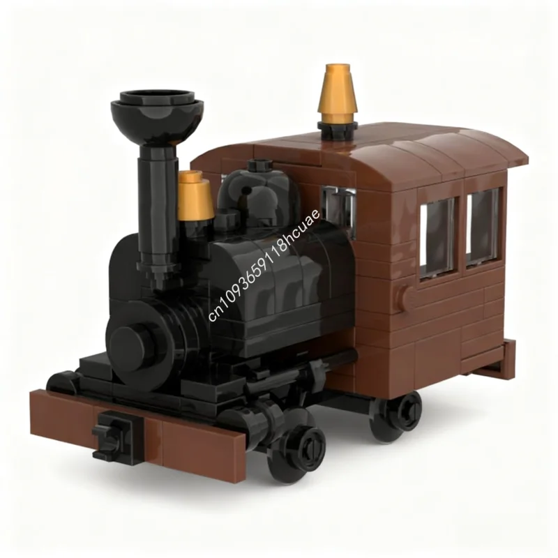 169 Uds. MOC Betsy Railroads modelo en línea bloques de construcción niños creativos cumpleaños montar ladrillo juguetes modulares regalos de navidad