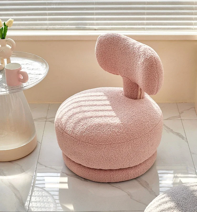 Creative cute children's stool simple home backrest sofa stool small rabbit low stool