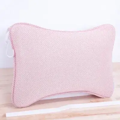

1Pcs Bath Pillow Mesh Bone Shape Inflatable Soft Support Suction Cups Fits All Bathtubs Spa Accessory Bath Pillow