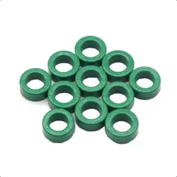 ă30-10PCSăGreen Magnetic Ring Ferrite Magnetic Ring 13*7*5 Anti-interference Core Filter Inductance Transformer Magnetic Ring
