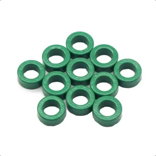 【30-10PCS】Green Magnetic Ring Ferrite Magnetic Ring 13*7*5 Anti-interference Core Filter Inductance Transformer Magnetic Ring