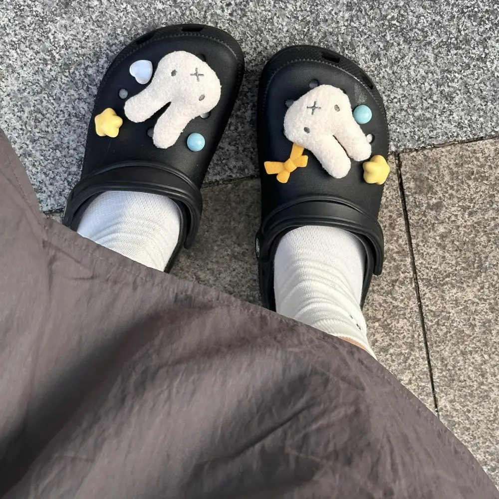 

Kawaii Miffy кролик звезда бант пещера обувь пряжки для обуви цветы плюшевые куклы съемные креативные аксессуары