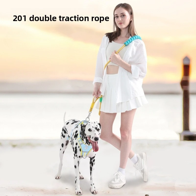 New Pet Dog Leash Does Not Restrain the Neck, Non-Slip, Explosion-Proof, Anti-Break-Free Multi-Functional Form for Dogs