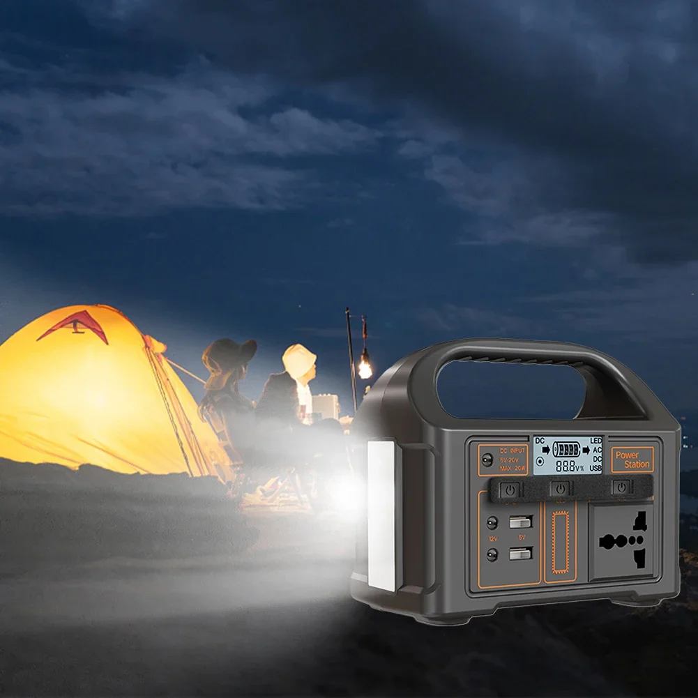 Centrale Solaire Portable pour Camping en Plein Air, Générateur de Batterie, 100W, 1 Pièce