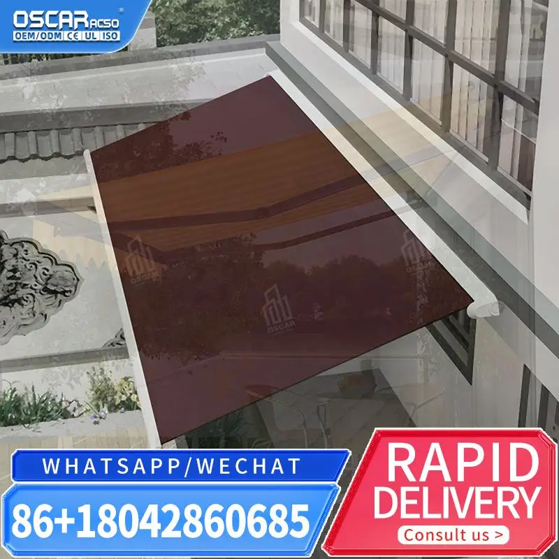 

Outdoor Manual for Window Terrace and Garden Striped Sunshade Tenda Retractable Awning