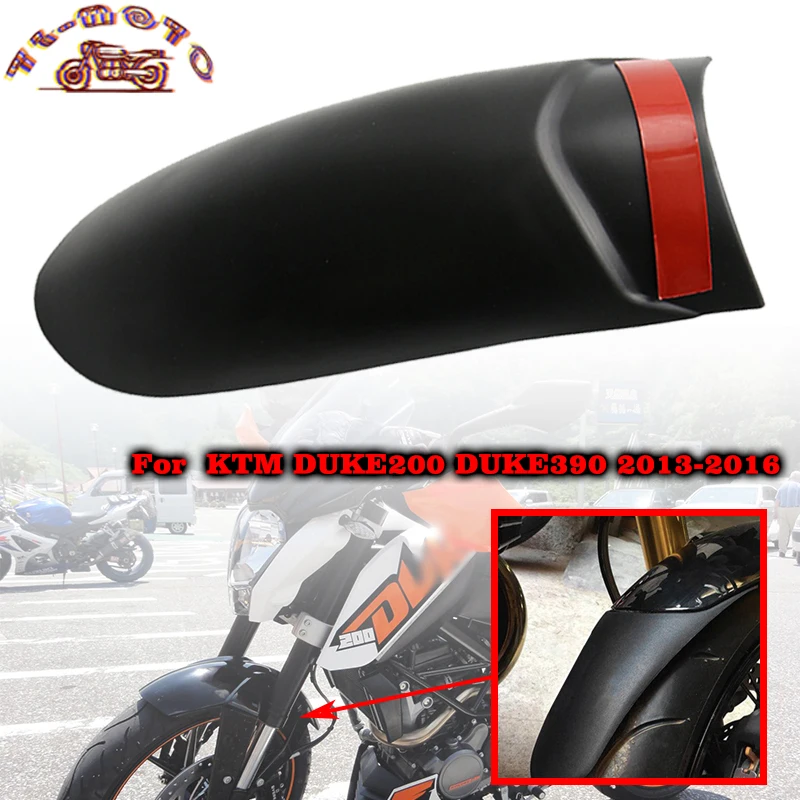 

Подходит для KTM DUKE 200 390 2013-2016, брызгозащищенная удлинительная пластина для крыла, переднее крыло мотоцикла, удлинитель крыла