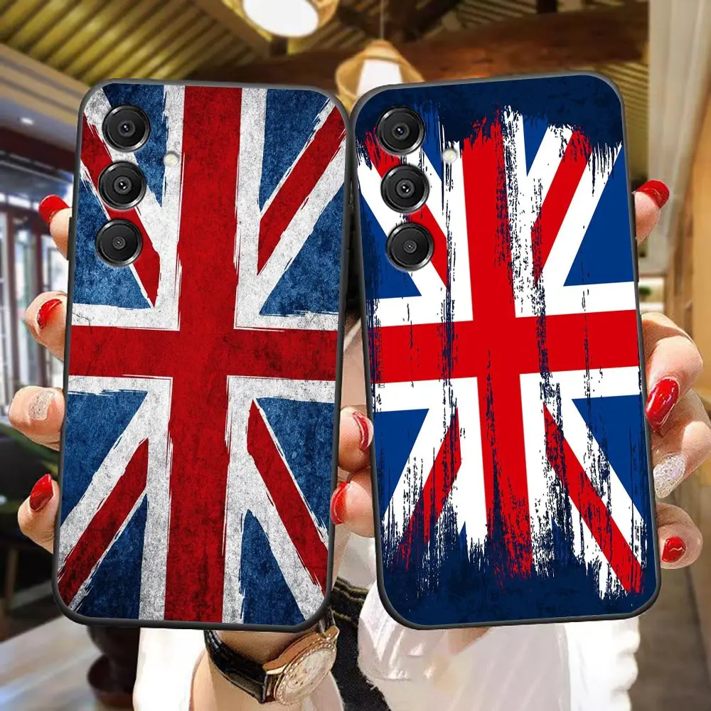 Phone Case For Samsung A14 A15 A16 A17 A22 A23 A26 A27 A32 A35 A36 A37 A51 A52 A53 A54 A55 A56 A57 A71 A72 A73 Cover Union Flag