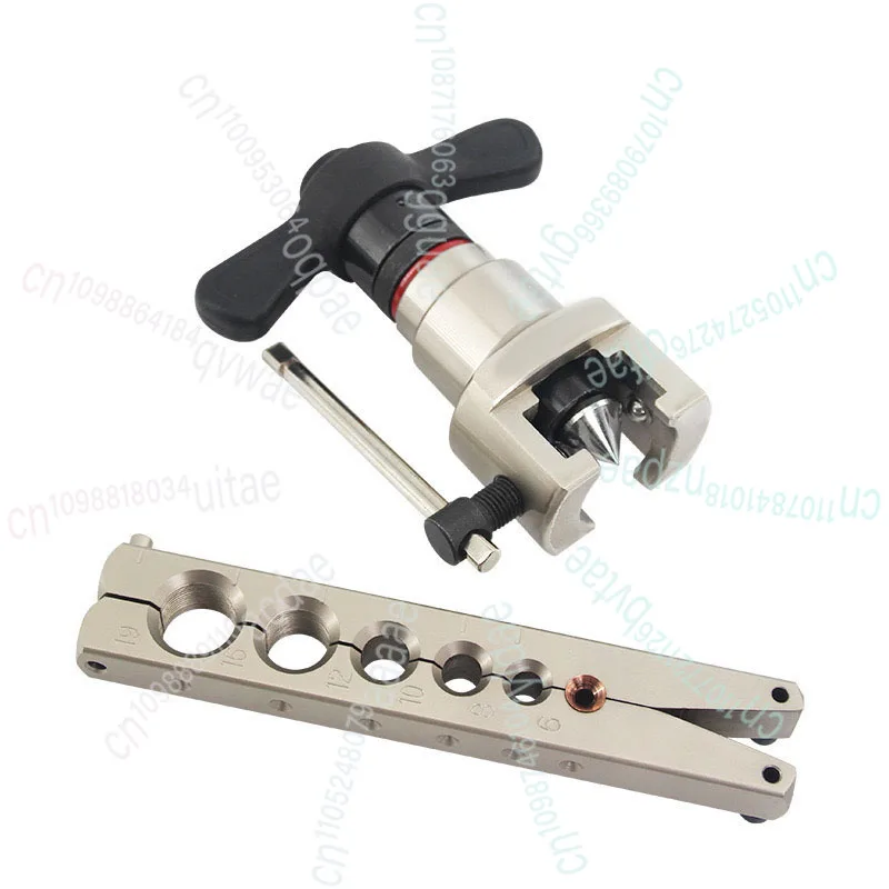 

Crooked Head Top Rolling Type Flaring Tool 2 Piece Set CT-RN806 45 Degree Ratchet Fine Eccentric Tube Expander