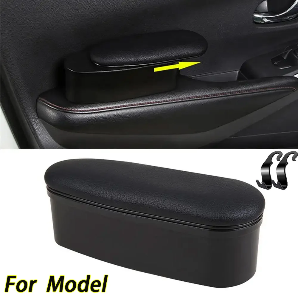 Per Tesla Model Y 3 X S 2013-2024 Car Door bracciolo scatola di immagazzinaggio supporto bracciolo gomito interni accessori Auto decorazione