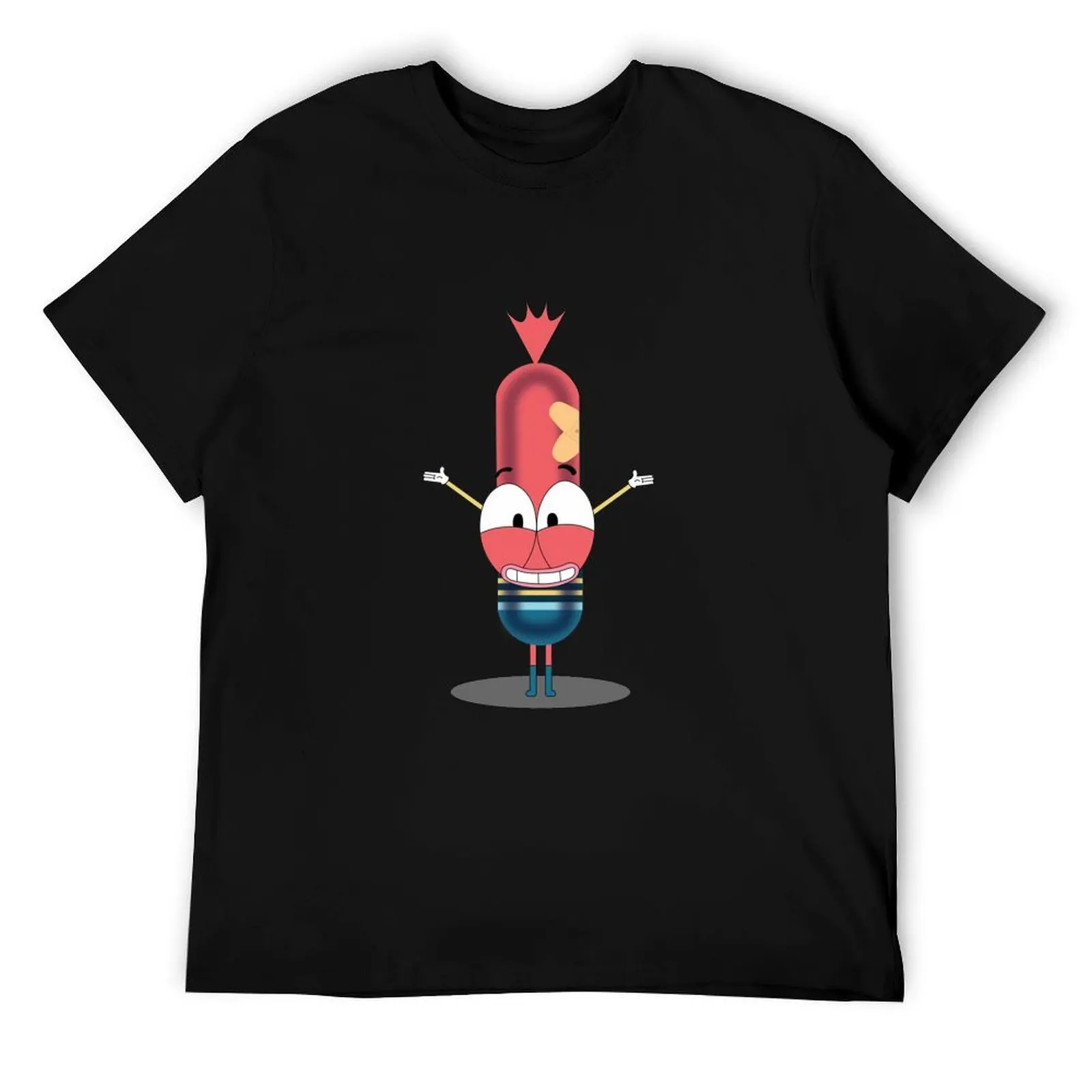 

Pinky the sausage T-Shirt t shirts for man graphic funny cotton t shirts high quality T-Shirt