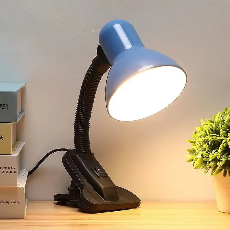 

Night market clip desk lamp wholesale plug-in use filling light E27 screw metal cover reading lamp