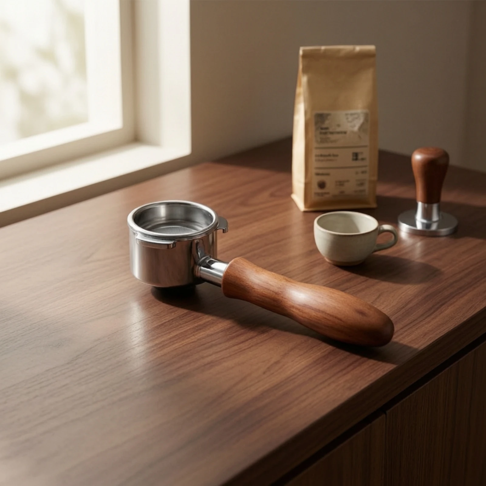 51mm Bottomless Portafilter Detachable Design 3 Ear Espresso Strainer Holder Coffee Strainer Handle for Cafe view 2