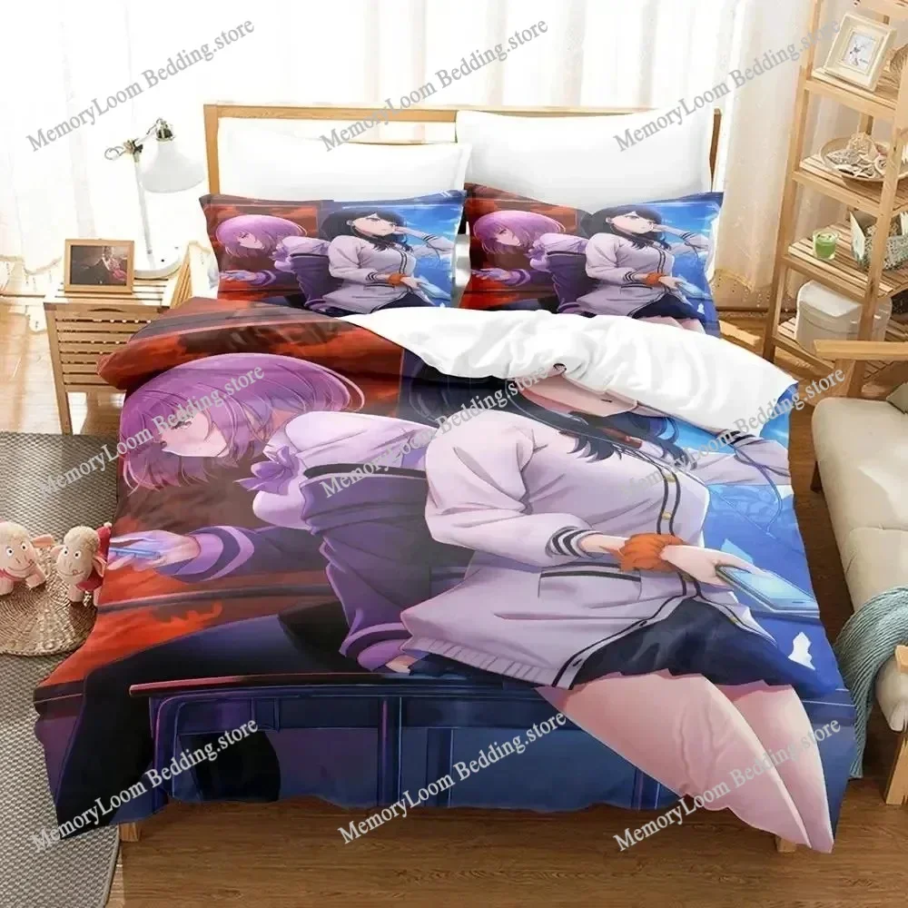 

Official 3D Anime SSSS.GRIDMAN Duvet Cover Set with Pillowcases for King/Queen Size Beds, for Adults & Teen Fans Luxury Gift