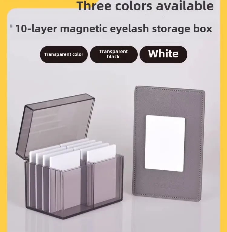 10-layers Eyelash Storage Box Grafted Eyelash Magnetic Board Pallet Large-capacity Storage Box Eyelash Blooming Storage Box