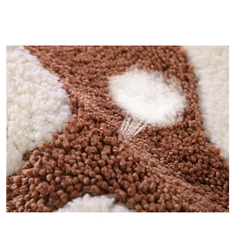 

Anti-Slip Floor Polyester Waterproof Bath Mat For Kitchen Bathroom Living Room Bedroom Door Long Floor Mat Rug Decor Coffee