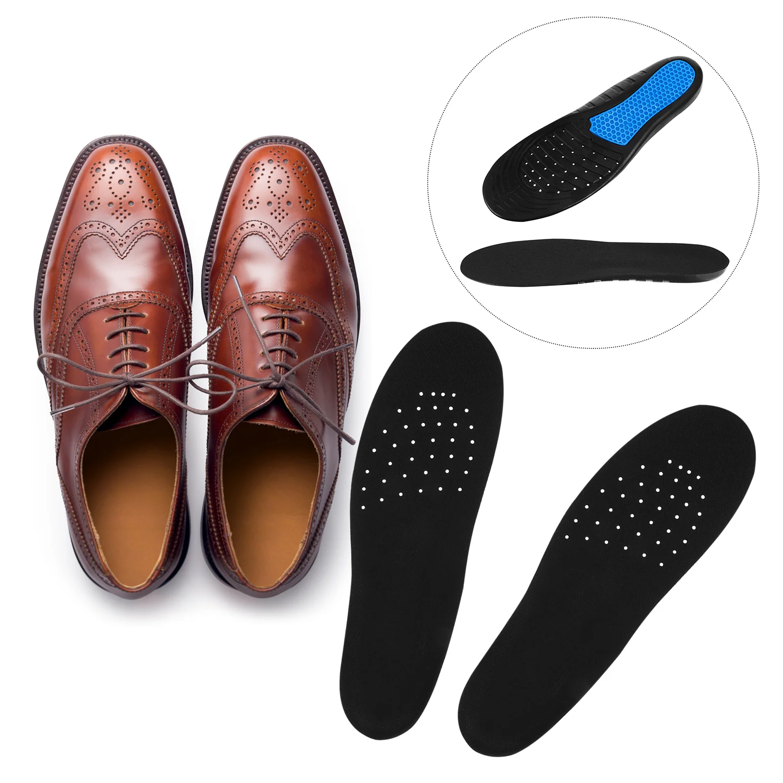 

1Pair Plantar Fasciitis Sports Insoles Arch Support Orthopedic Shoe Inserts for Running Hiking Foot Control