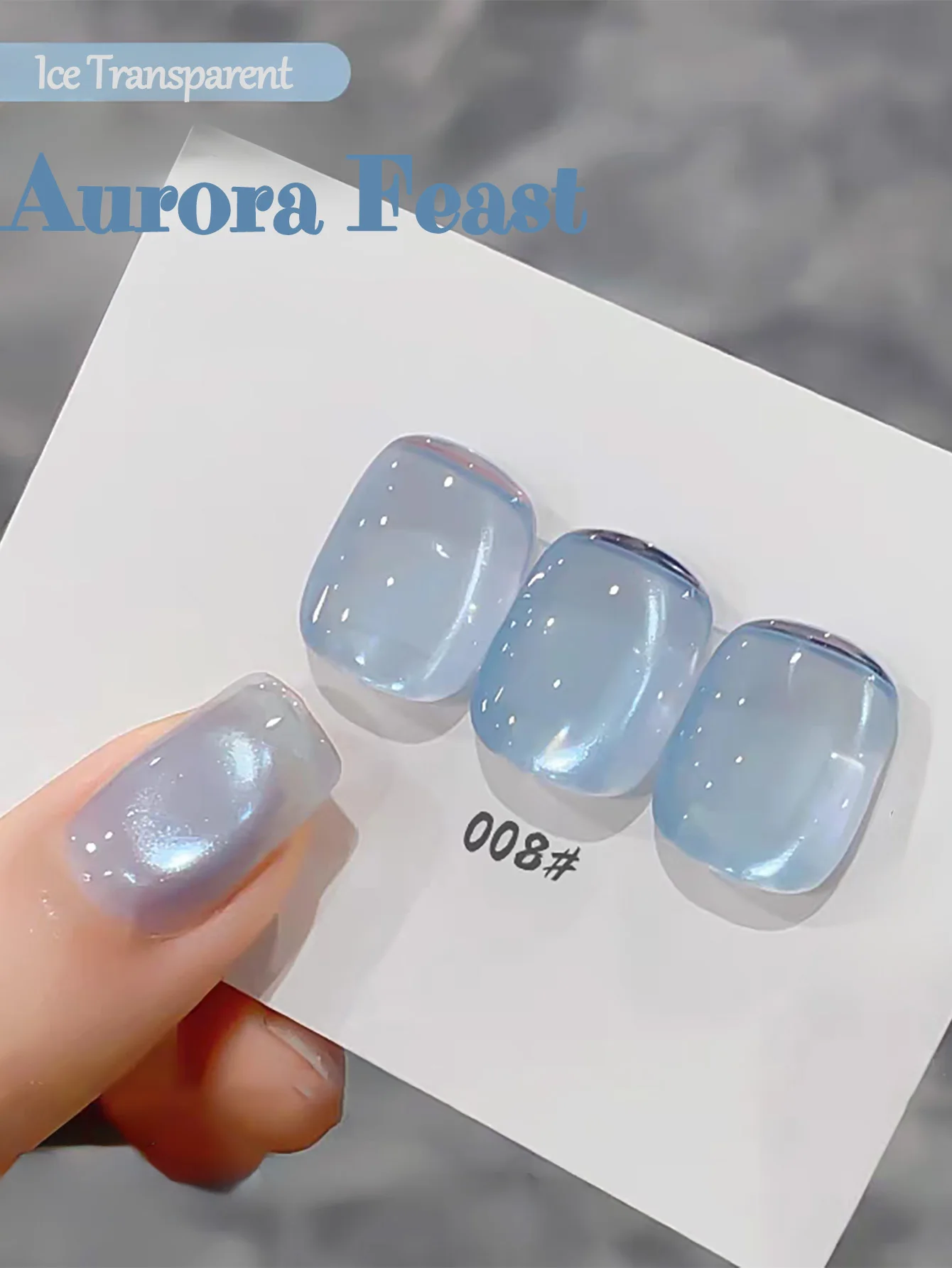 1-24 pçs ws primavera verão venda quente rosa verde azul aurora contas de vidro pérola olho de gato gel unha polonês branqueamento popular arte do prego