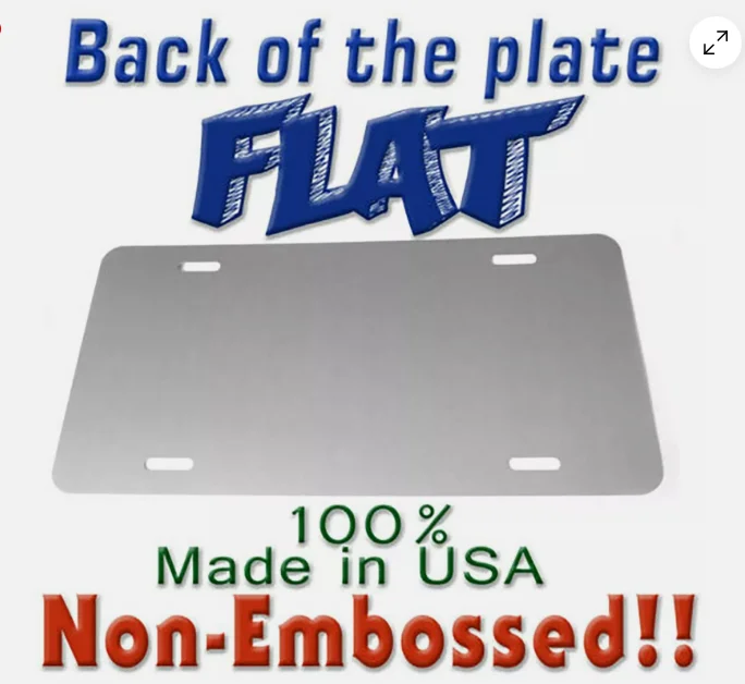 سوف تشغيل أي دولة شخصية لوحة ترخيص الألومنيوم علامة السيارات ATV دراجة نارية #2