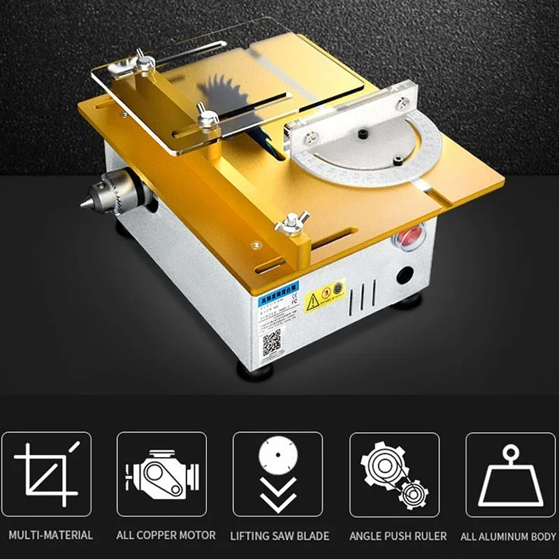 Multifunctional Professional Mini Cutting Machine For Woodworking Polishing And Low Energy Consumption Small Table Saw