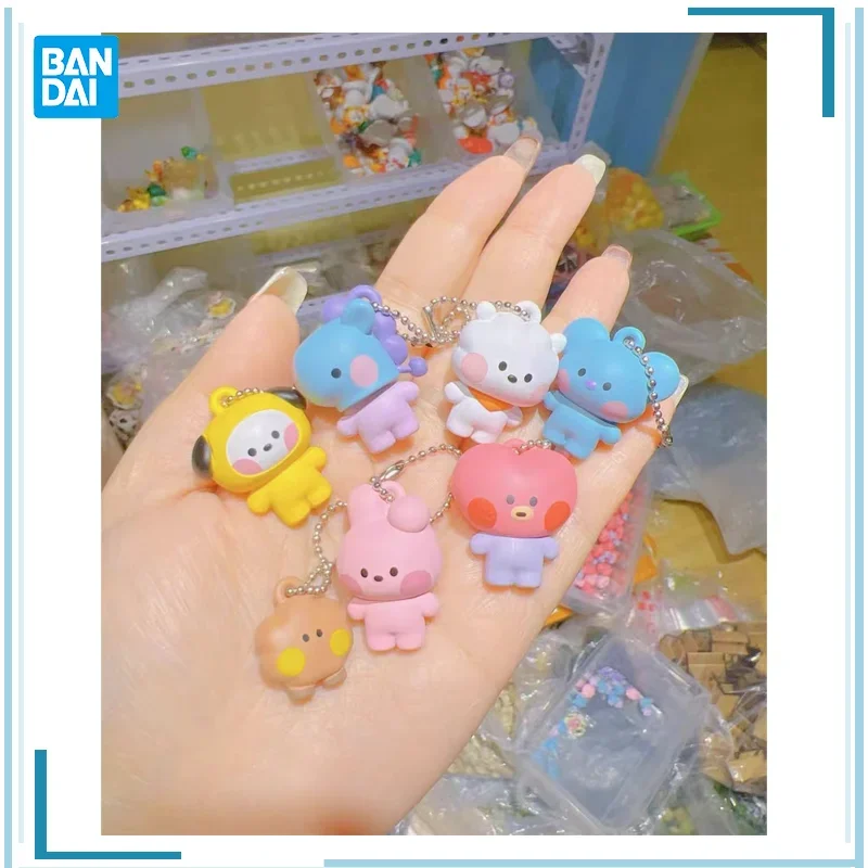 BANDAI Bangtan Boys Capsule Kim Toys figure BT21 Keychain Brand new genuine  BTS TinyTAN In shelf