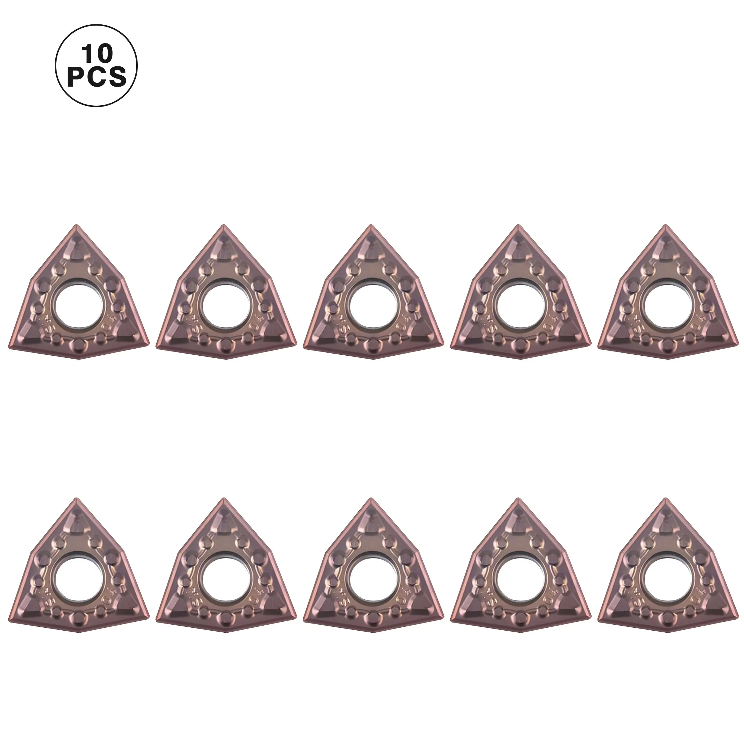 DESKAR Numerical Control Lathe Peach Shaped Outer Circle Turning Inserts For Stainless Steel Processing WNMG080404/08-JMS LF6118